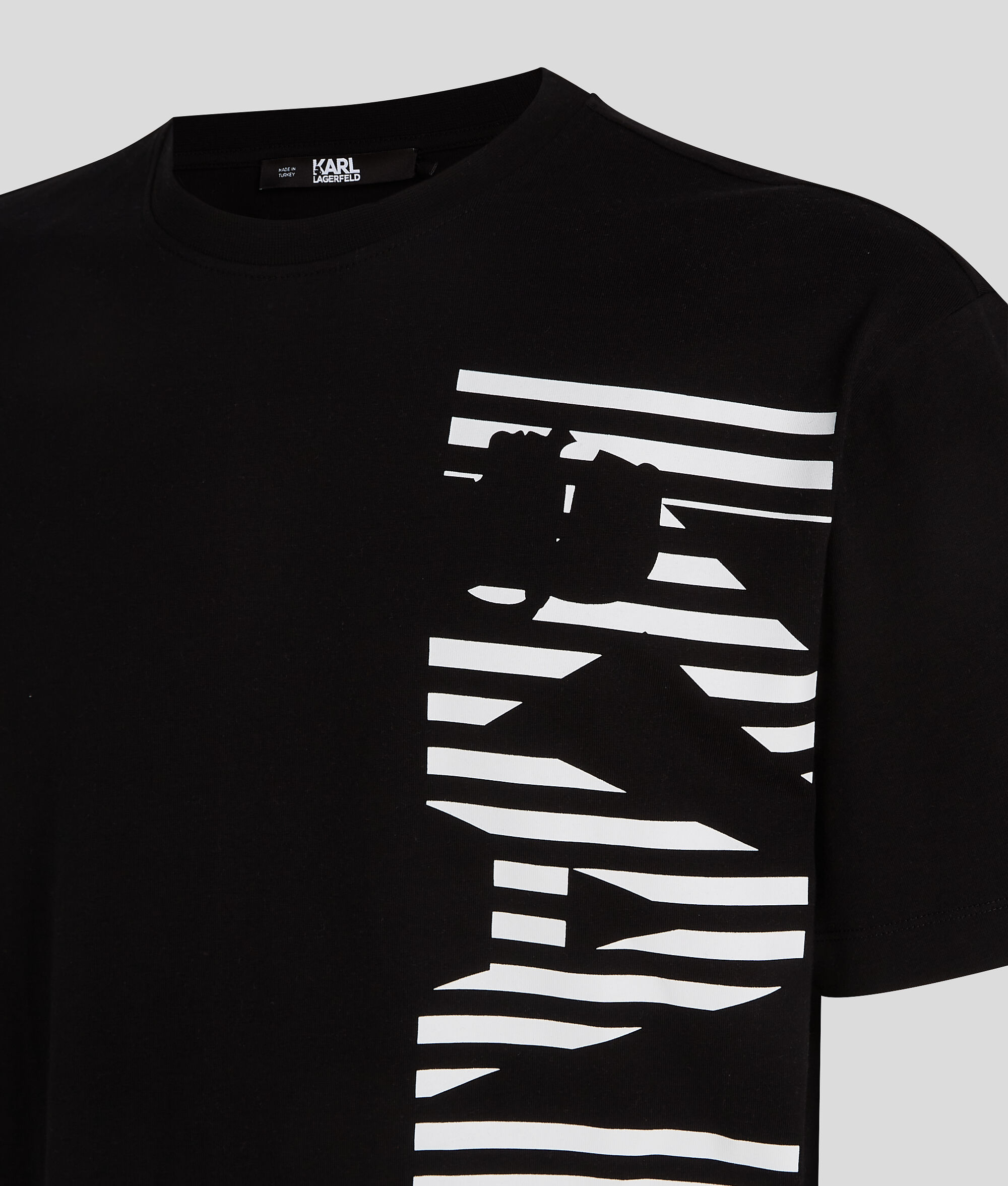 (image for) Domineering Vertical Karl Logo T-Shirt